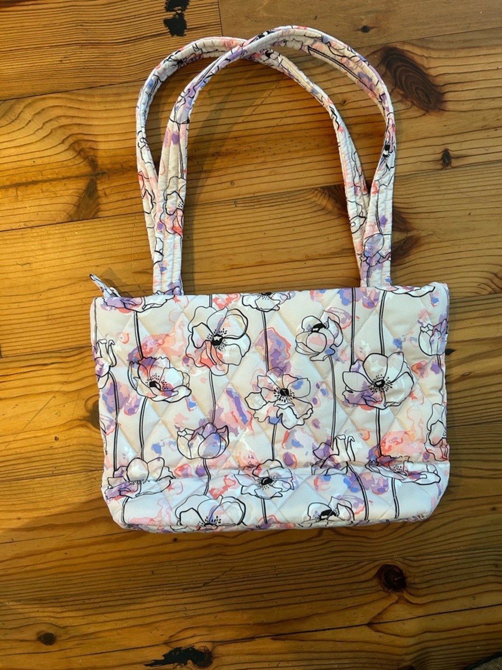 Vera Bradley Quilted Small Tote with Zipper - Picture 5 of 5